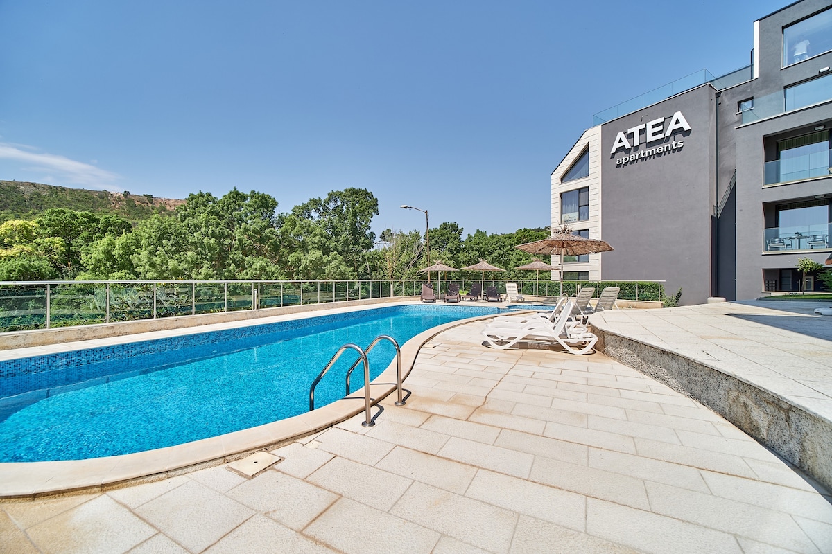 100m from the BEACH! ALDEA complex with pool