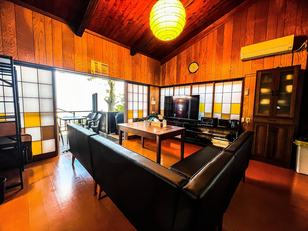 【Pets＆BBQ 】Old Style Cottage with Onsen/ 5 ppl