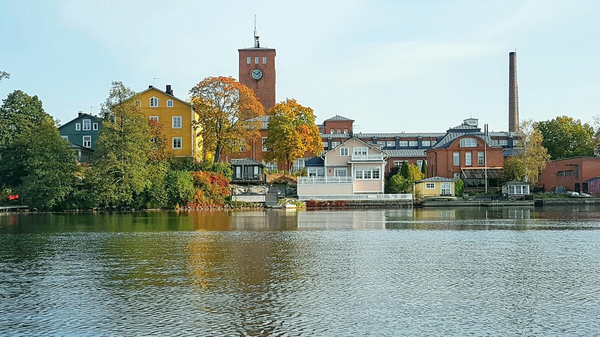 Kulttuurimiljö järven rannalla