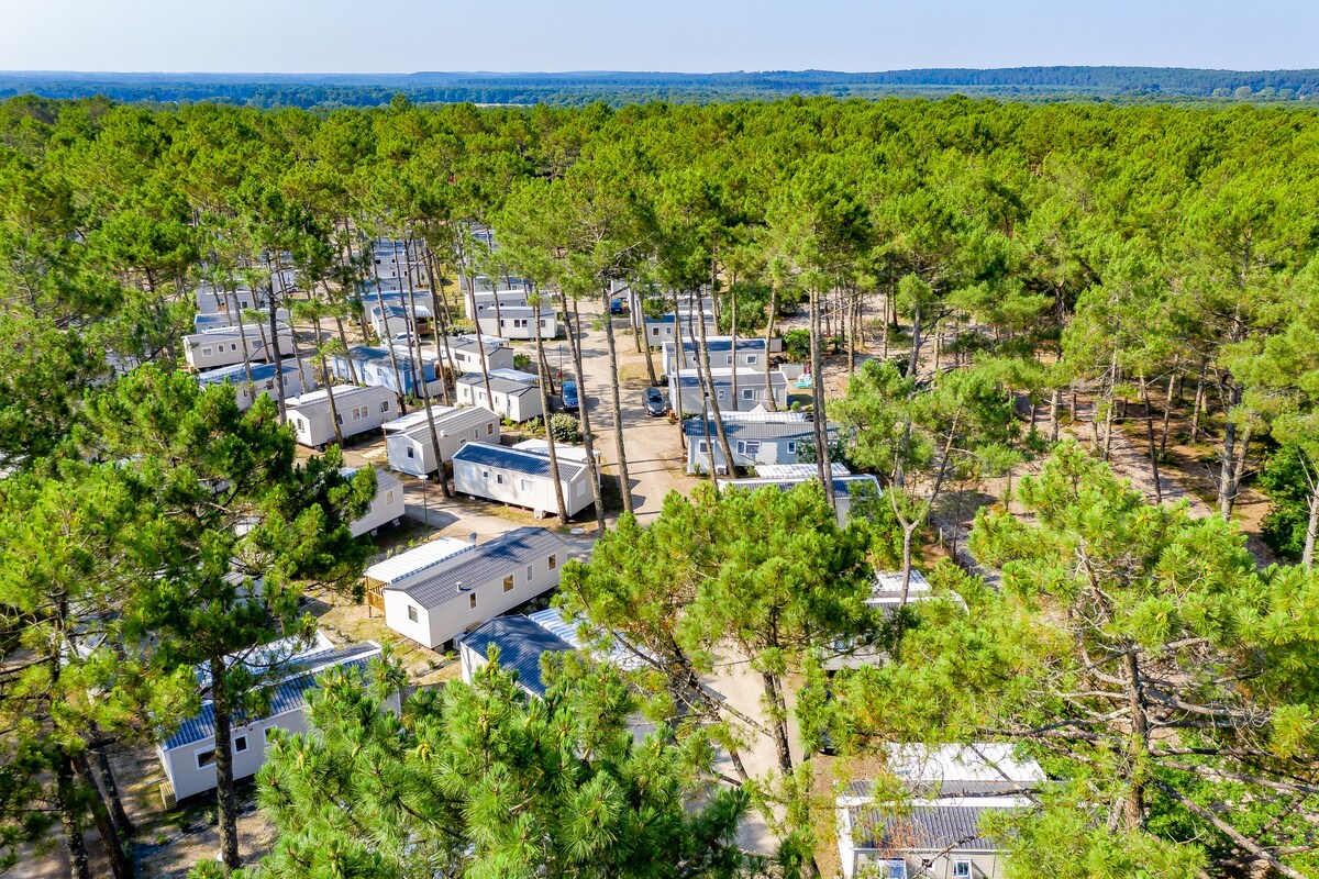 Mobil Home vue forêt à Contis Plage