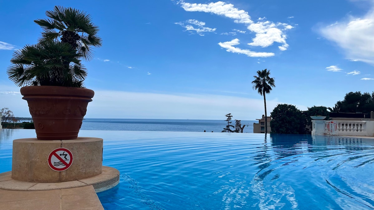 Magnifique vue mer avec piscine à Cannes !