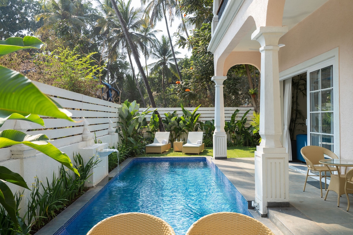 Luxe 4BHK Pool Villa - Arpora (25% off 3 Night+)