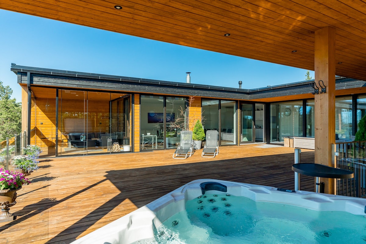 Seaview villa with jacuzzi