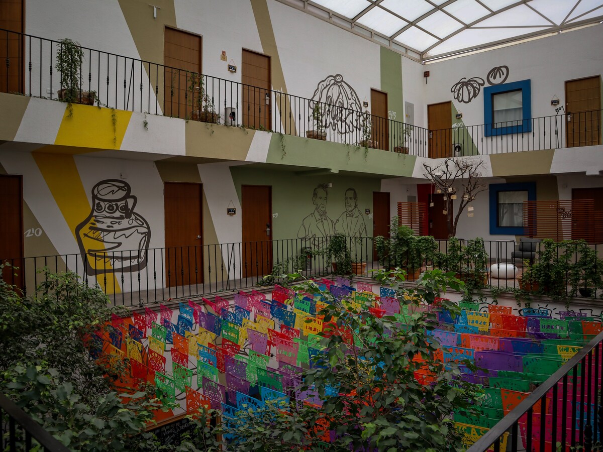 Alojamiento en Puebla Cama King Size