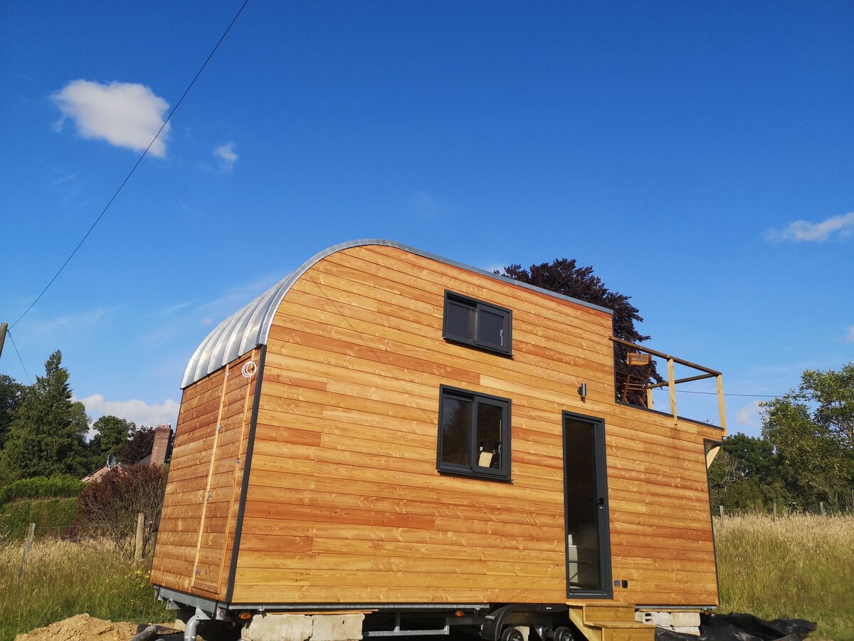 Tiny house insolite en Normandie.