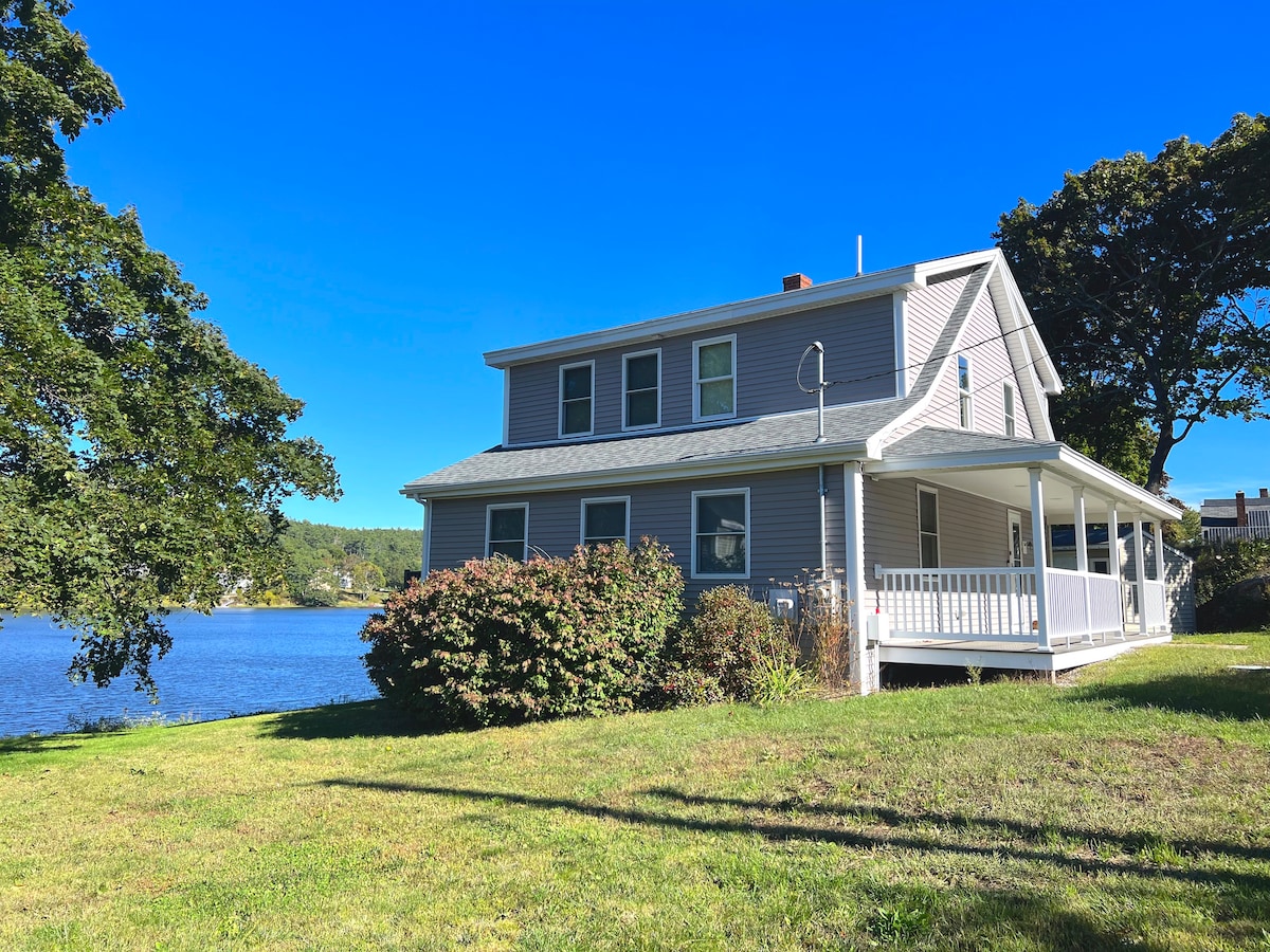Maine Tide House Overlooking Kennebec River