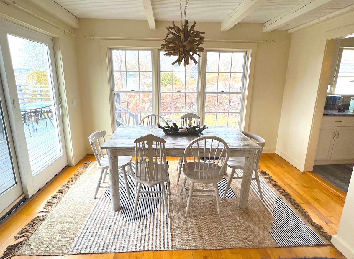 Maine Tide House Overlooking Kennebec River