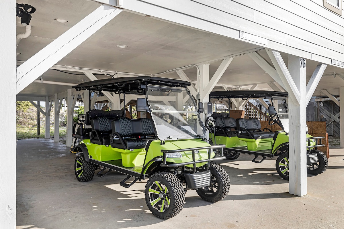 Oceanfront Free EV charger & GolfCart, Pool in2024