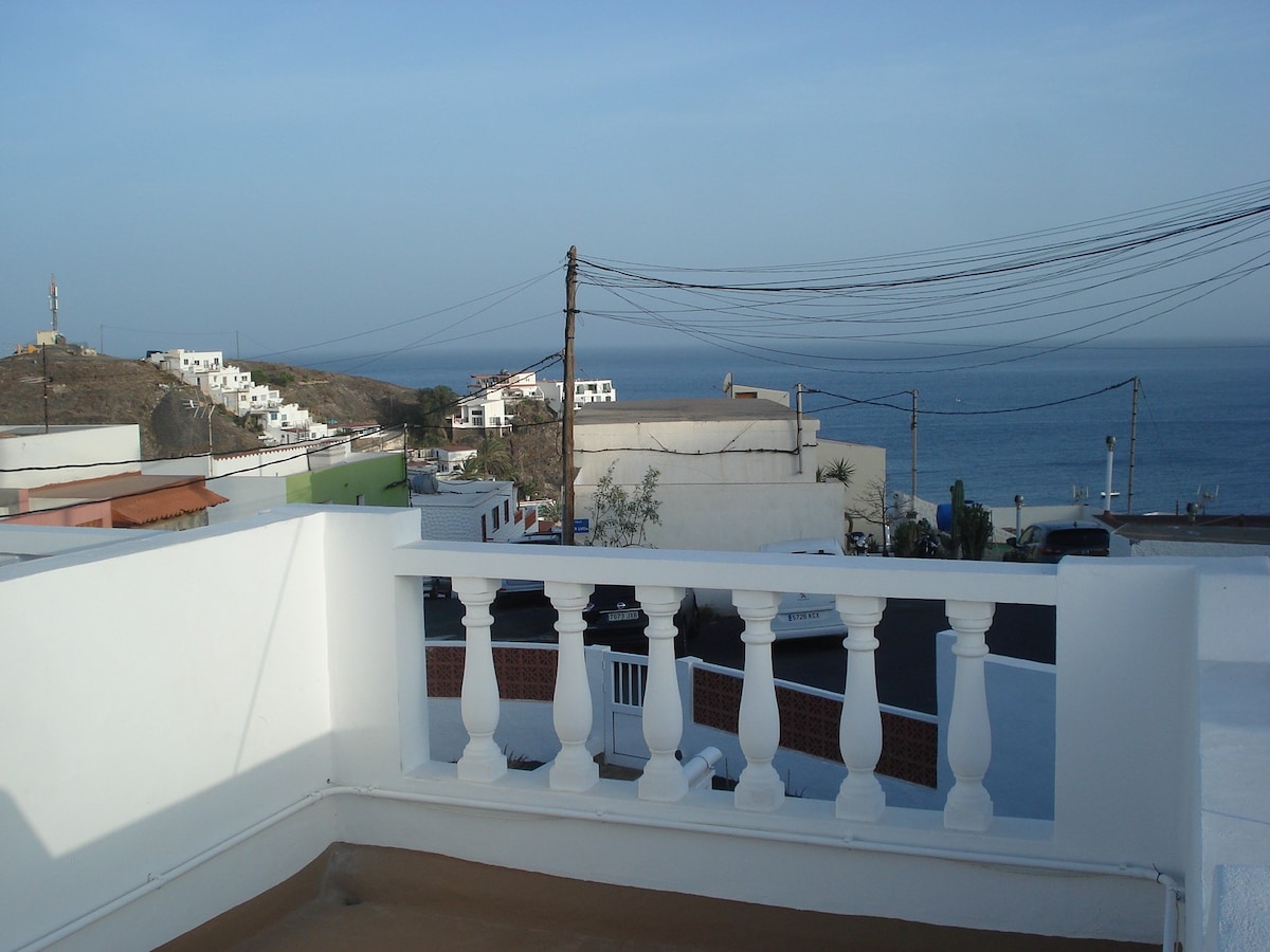 可爱的房子Fuerteventura ，仙人掌花园*海景