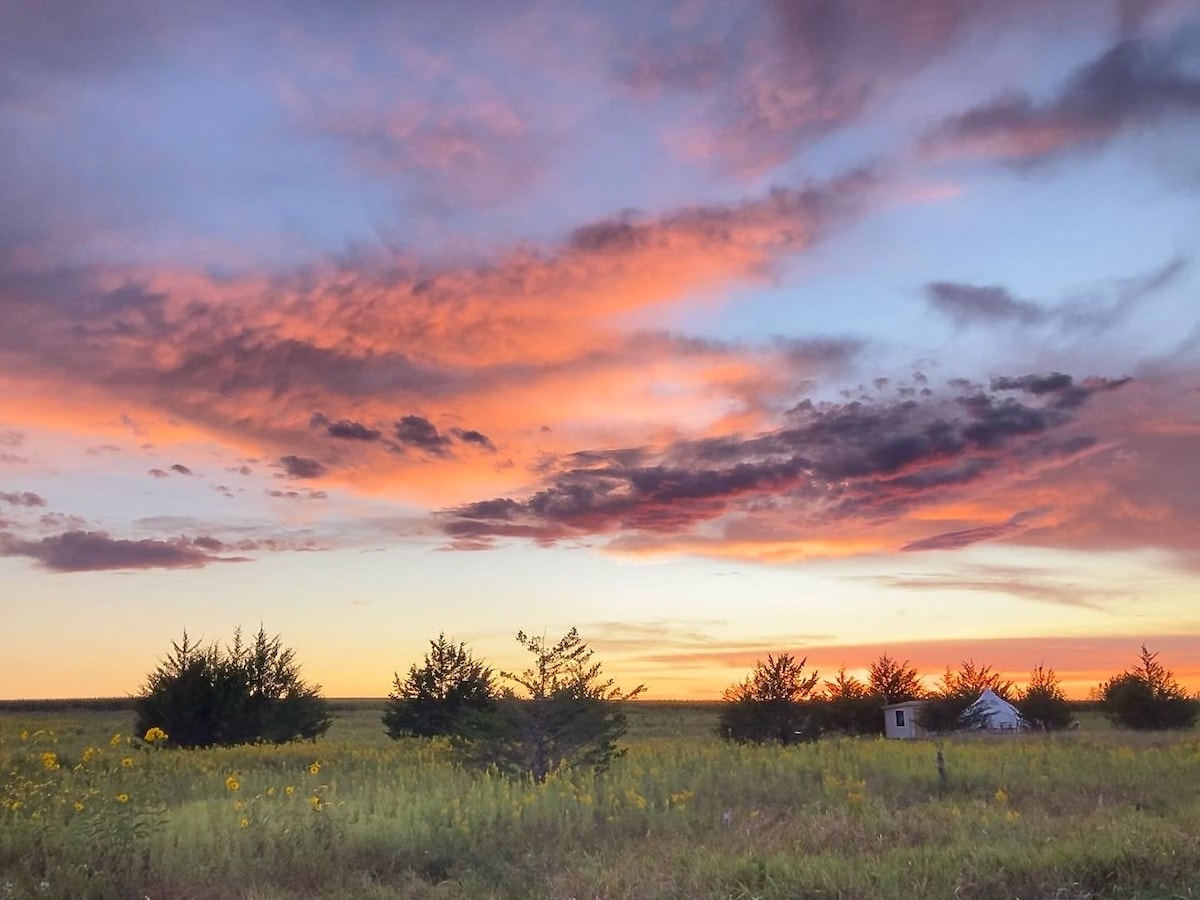 Glamping at Three Pines Farm