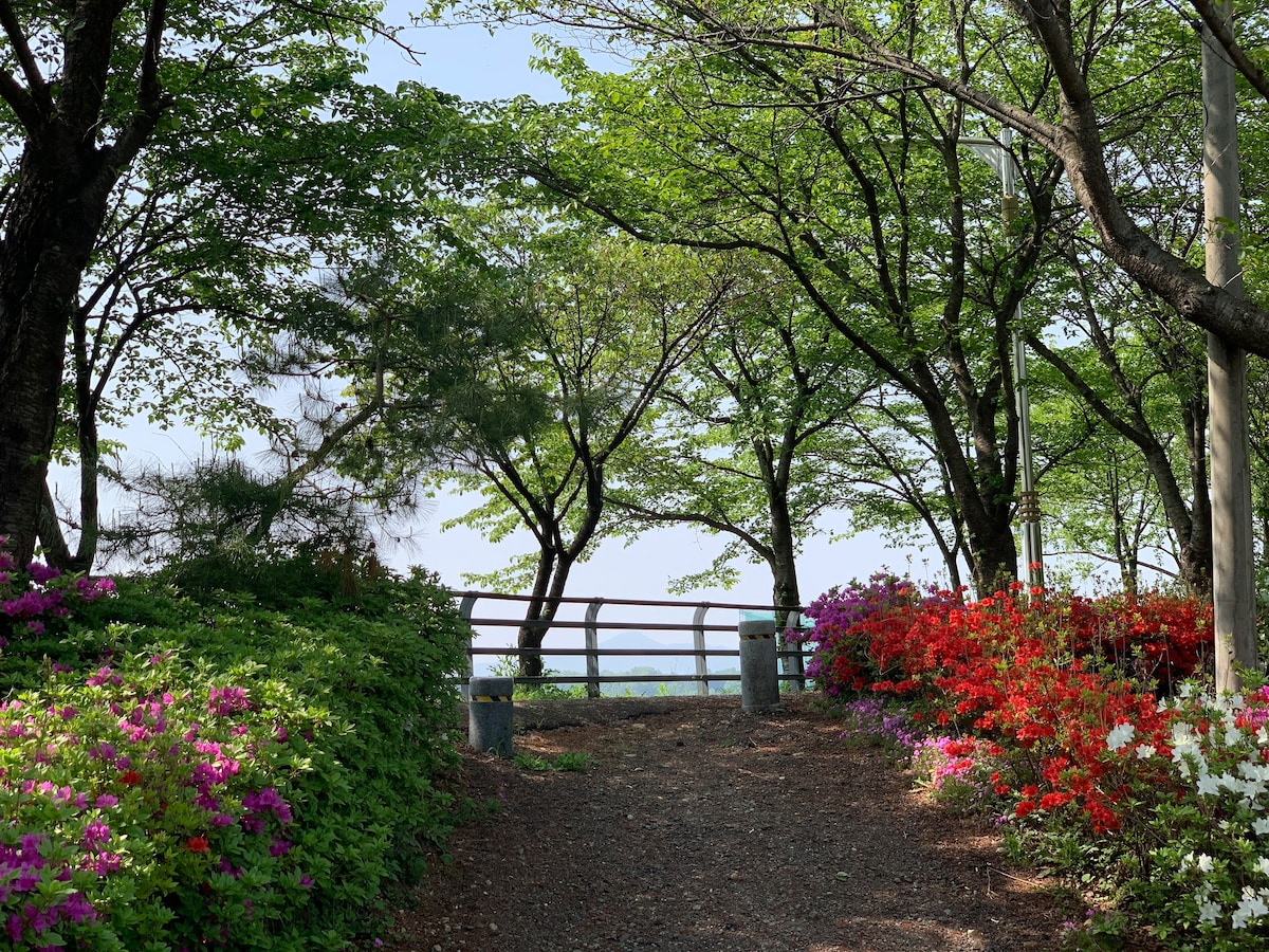 南汉河步道（ Namhan River Trail ）的舒适空间