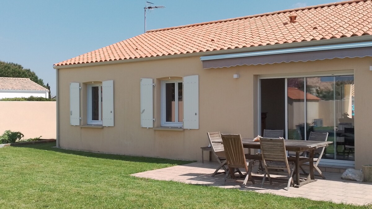 Maison de vacances 6 pers jardin