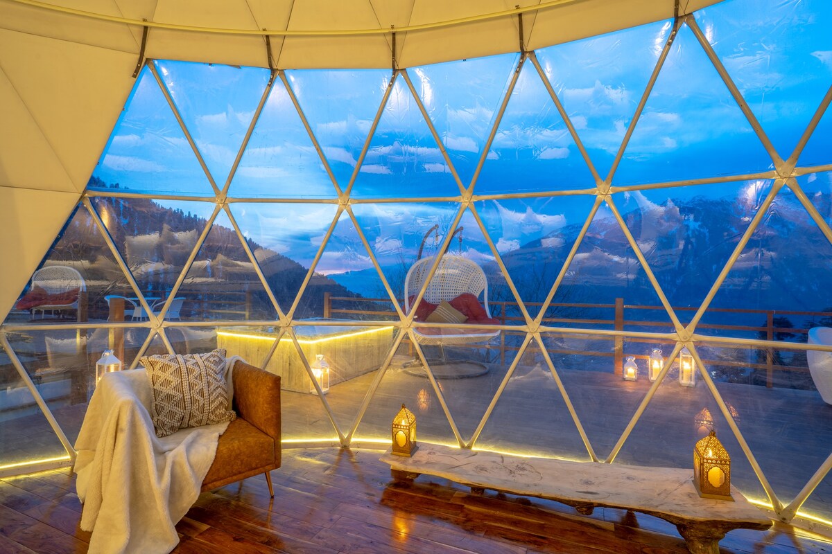 Luxurious Dome In Hampta Pass| Jacuzzi | Manali
