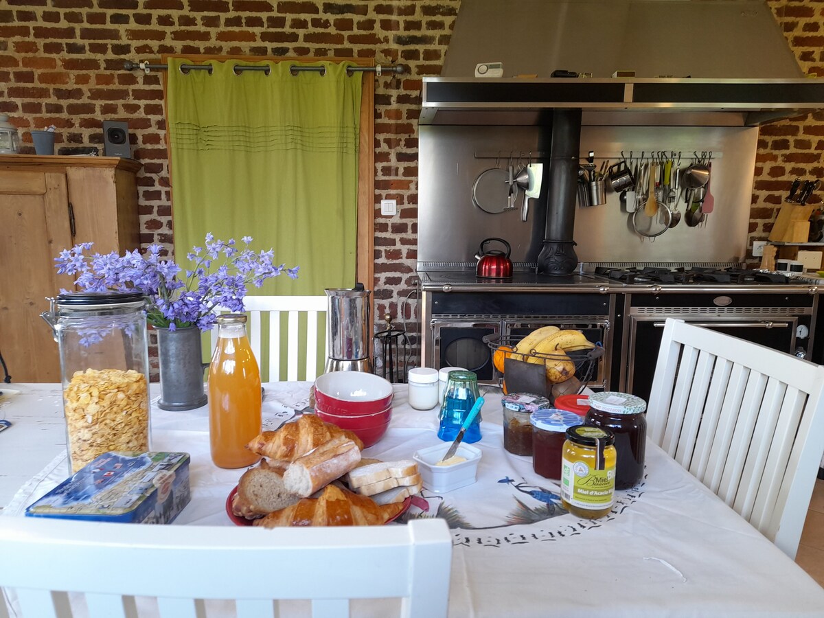 La fermette aux hirondelles  : chambre au calme