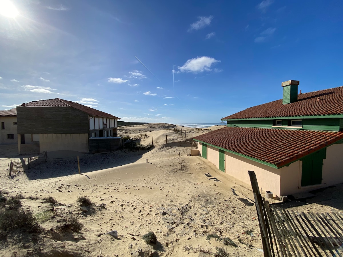 Villa de la dune contis 3*, vue sur l'océan