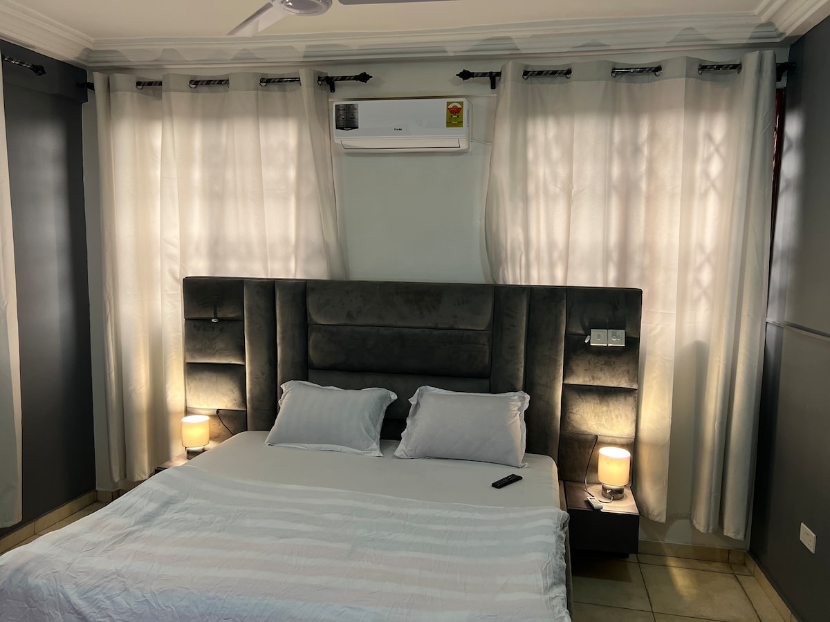 带空调和无线网络的舒适1间卧室