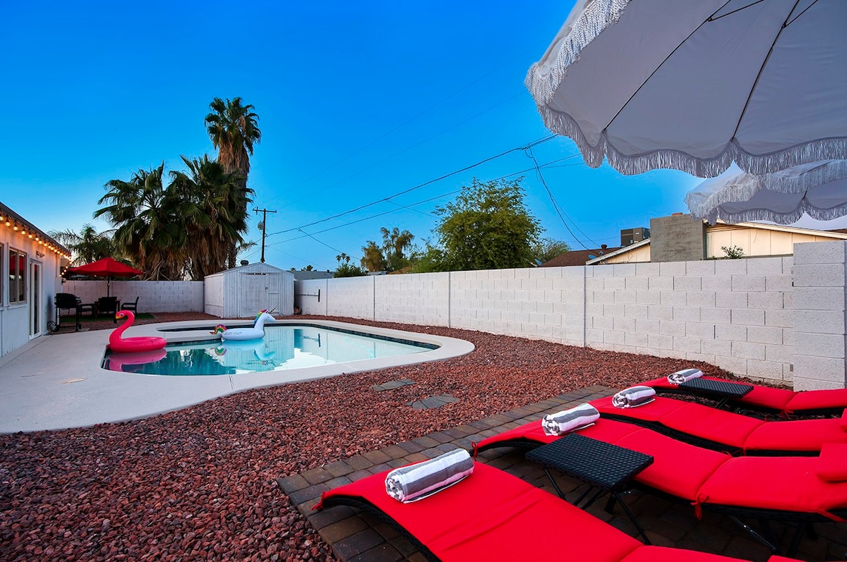 NEW! Phoenix Area House with Pool & Game Room