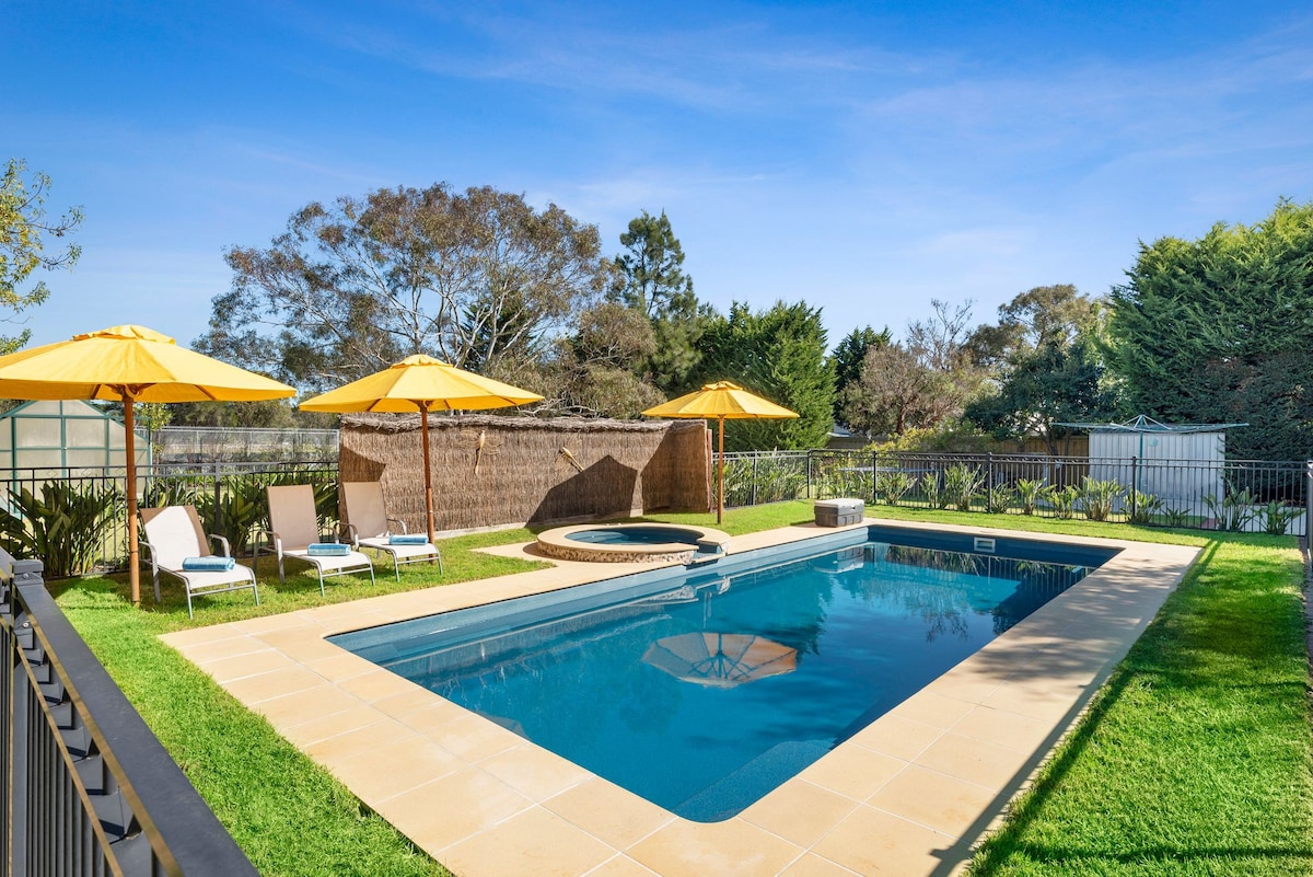 Station House - Pool - on the Bellarine Rail Trail