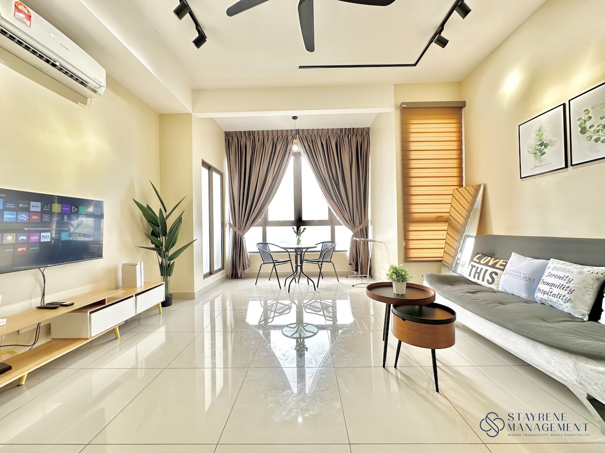 Zico•Melaka Bali Residences/1BR 4Pax SeaView WiFi