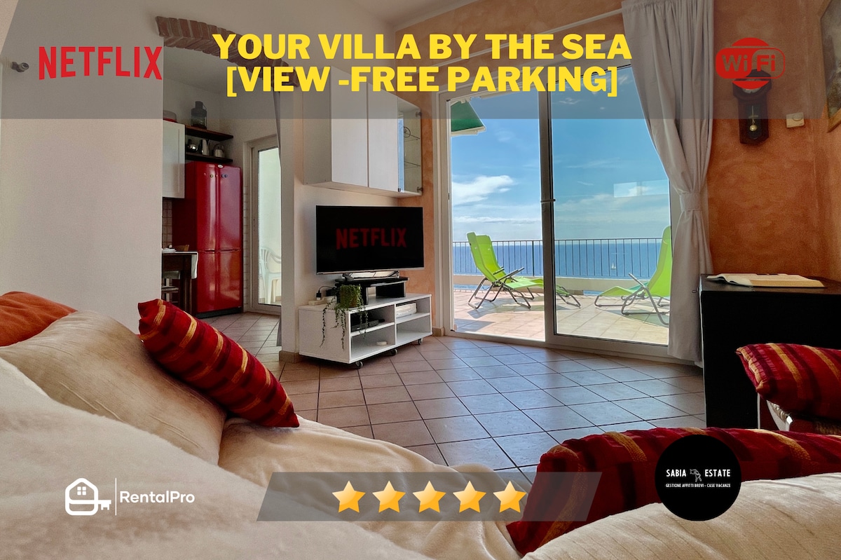 Your Villa by the Sea [View -Free Parking - WiFi]