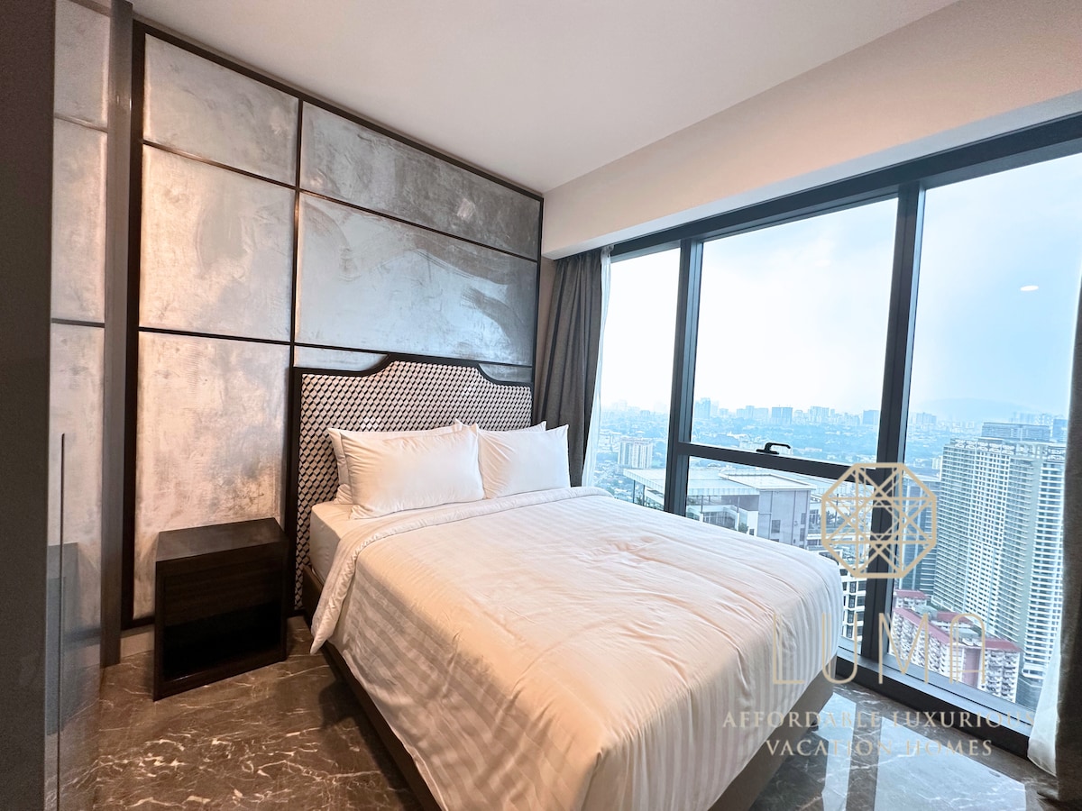 落地窗吉隆坡城中城景观3卧室豪华公寓