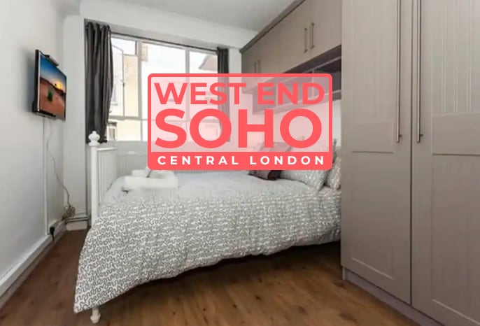 BER-2F-B Private en-suite bedroom in Soho!