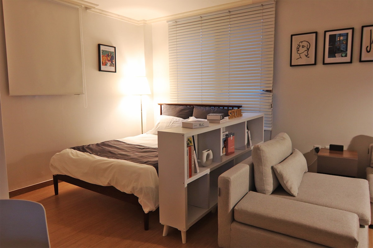 @Sangsu 3min, Hongdae 5min, 3BR/2BT