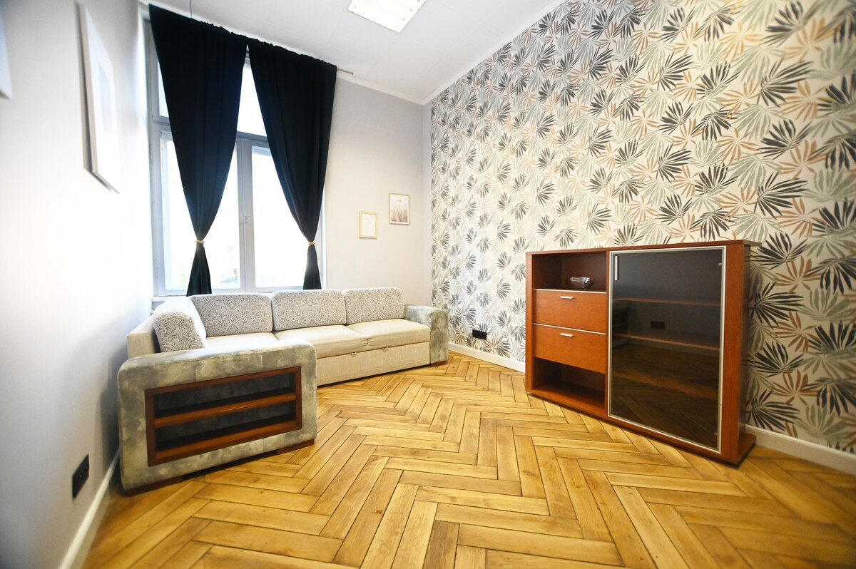 Przestronny apartament z parkingiem w Sopocie