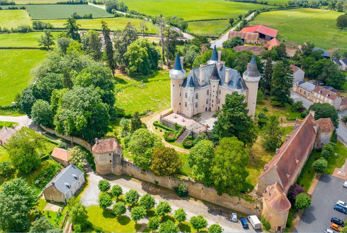 Château de Saint-Chartier - Chambre Bleue