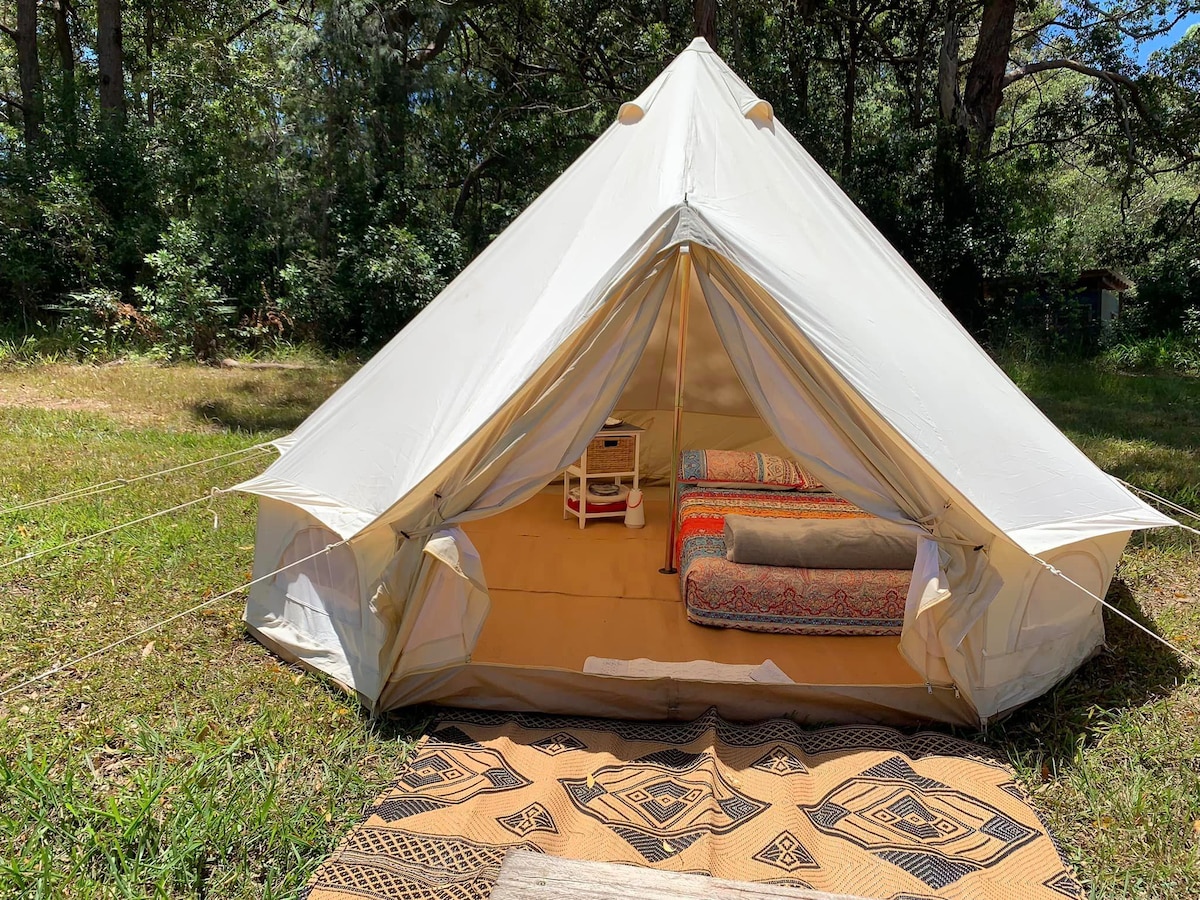 Yarralen Retreat glamping coastal pool sauna yoga