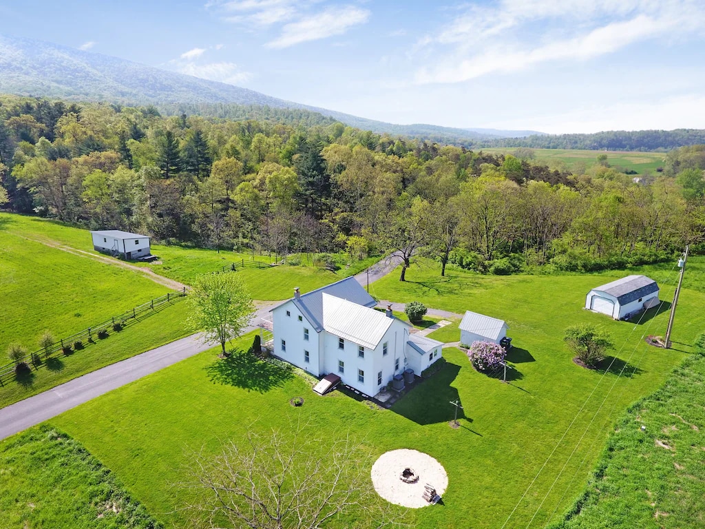 Quiet farm nestled on 200 acres.