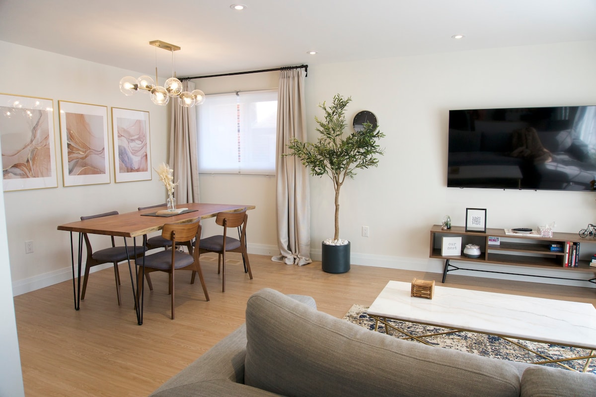 BrantHouse : 3BR Modern Luxury with Free Parking