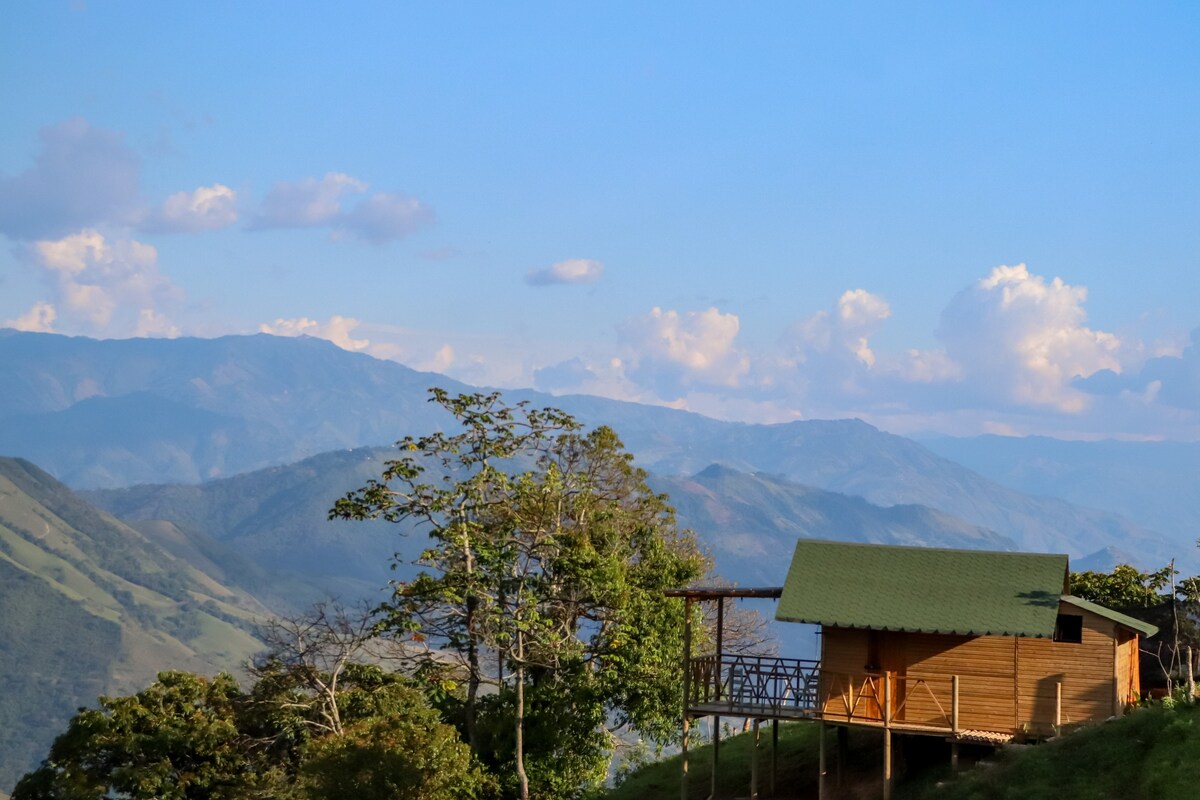 Tranquila y acogedora cabaña Luna Llena