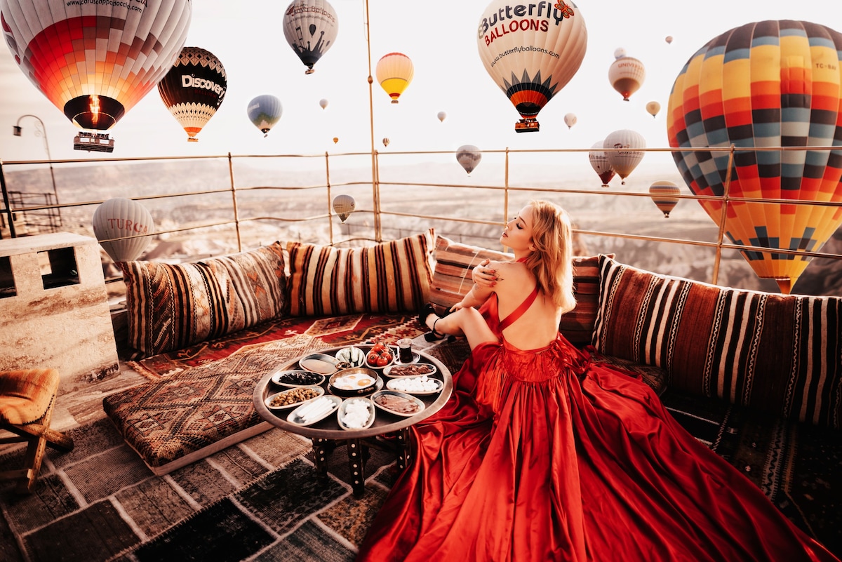Olenda Cappadocia/Carpet Terrace/Balloon Watching2