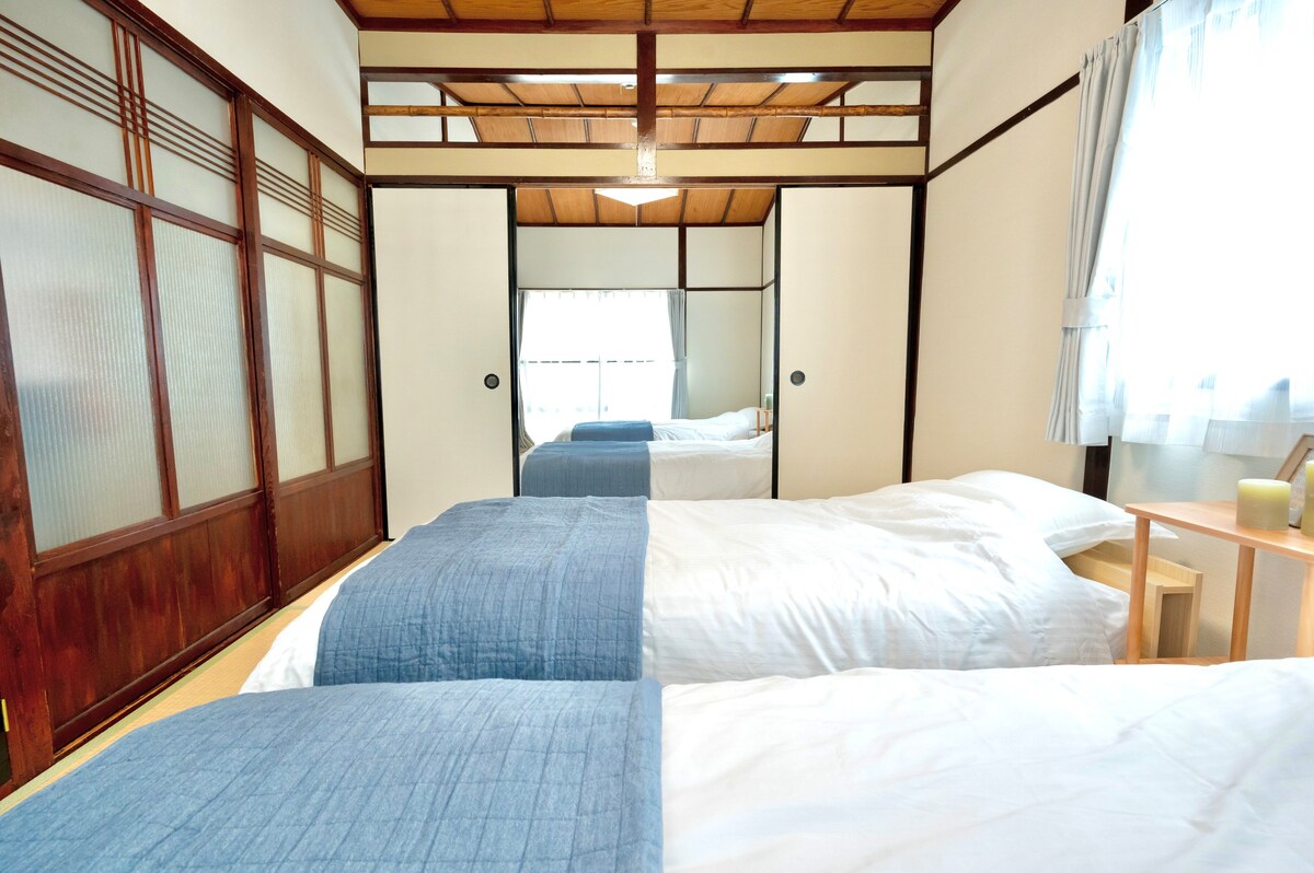 从大阪城步行6分钟/4间卧室/2间浴室/森宫站南口步行5分钟/2层楼/宽敞的厨房和餐厅