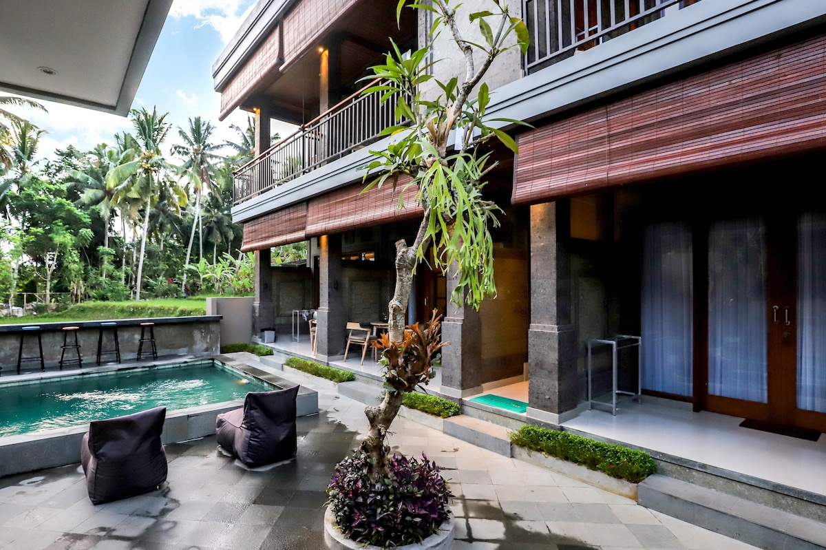 Harmony House 1: Just Built, 2 min Ubud Center