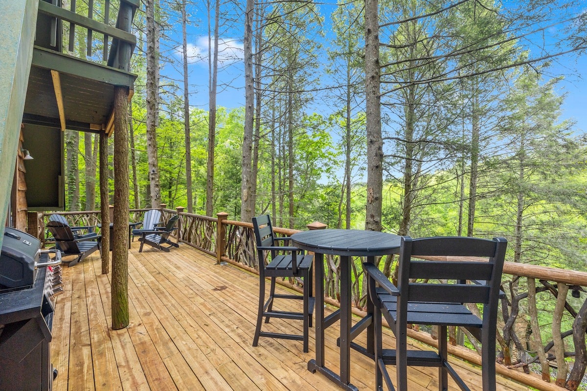 Tranquil Creek View A-Frame