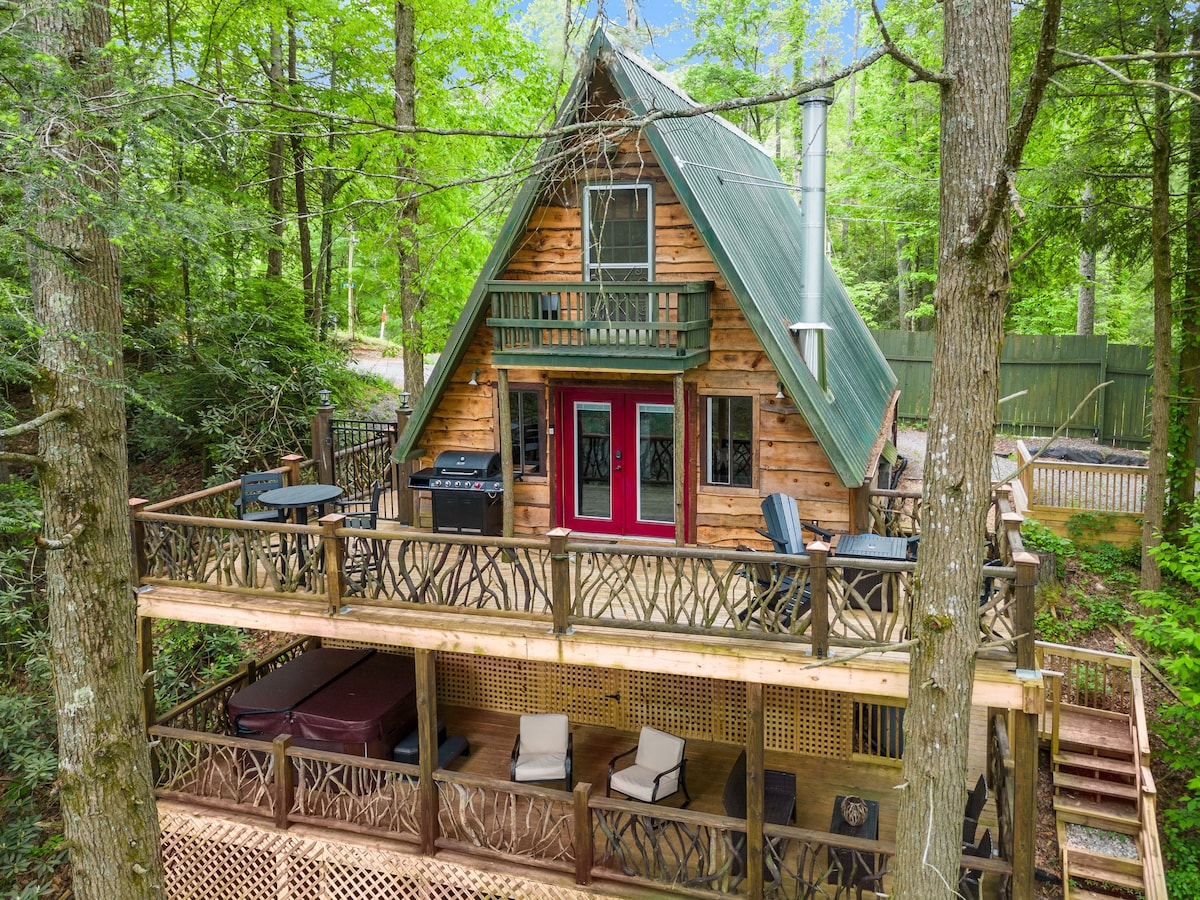 Tranquil Creek View A-Frame