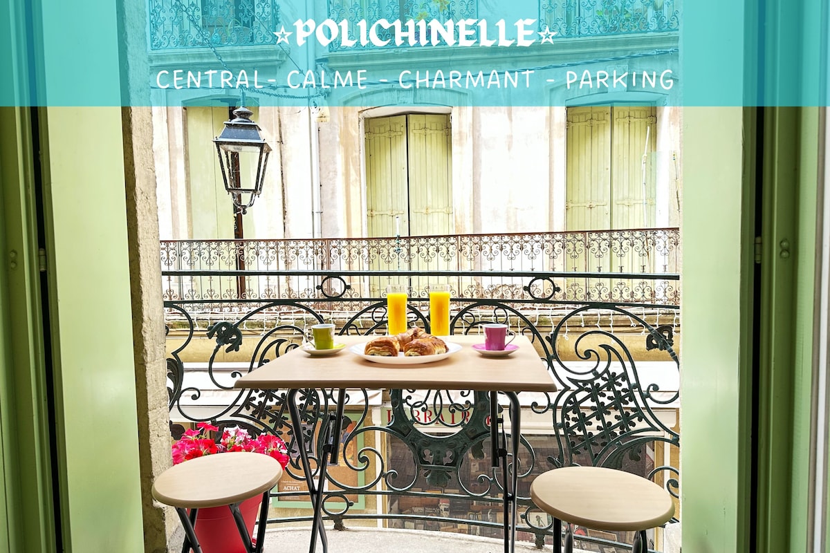 Polichinelle *Balcon *Charmant *Calme *Central