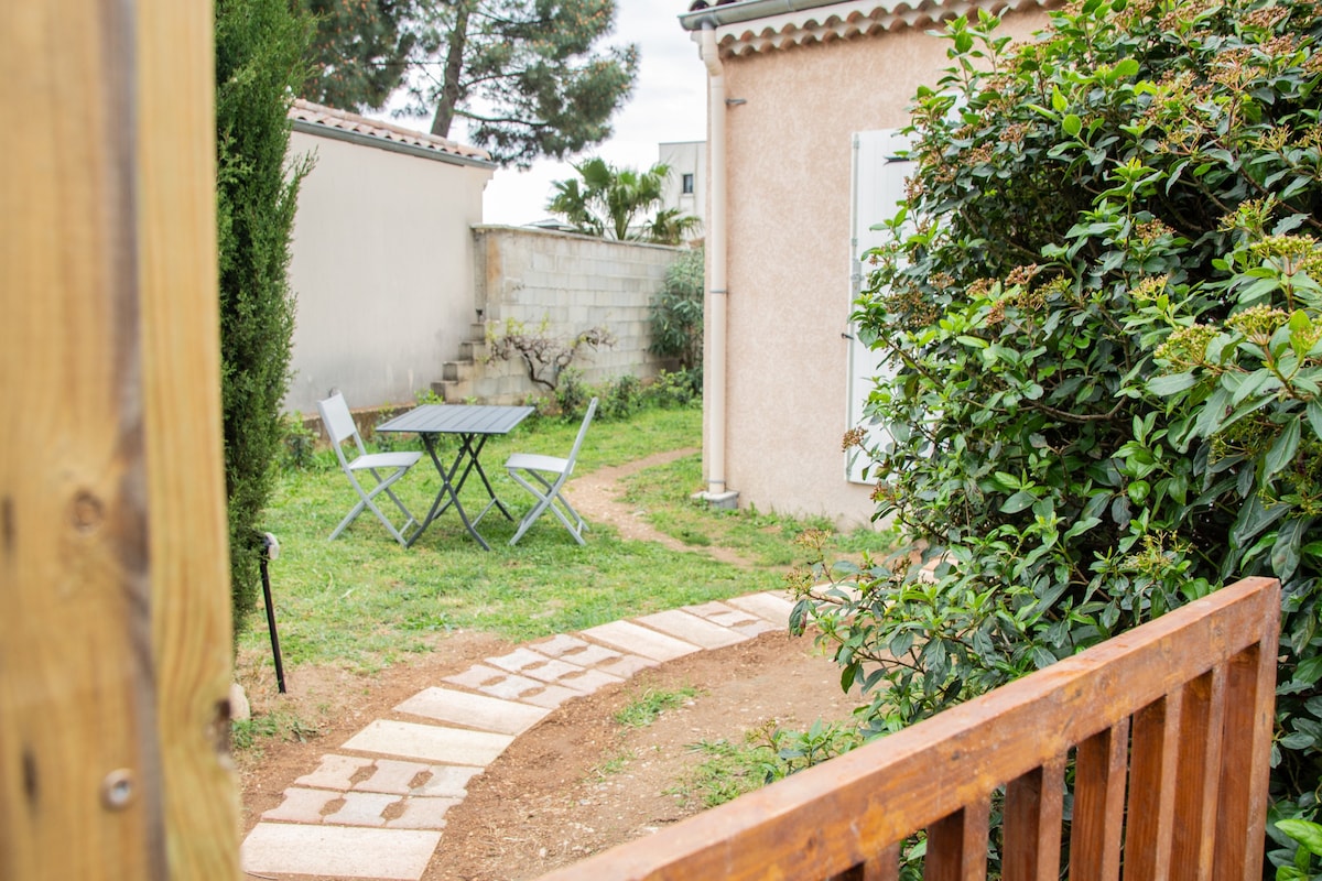 Très joli logement avec jardin en Drôme provençale