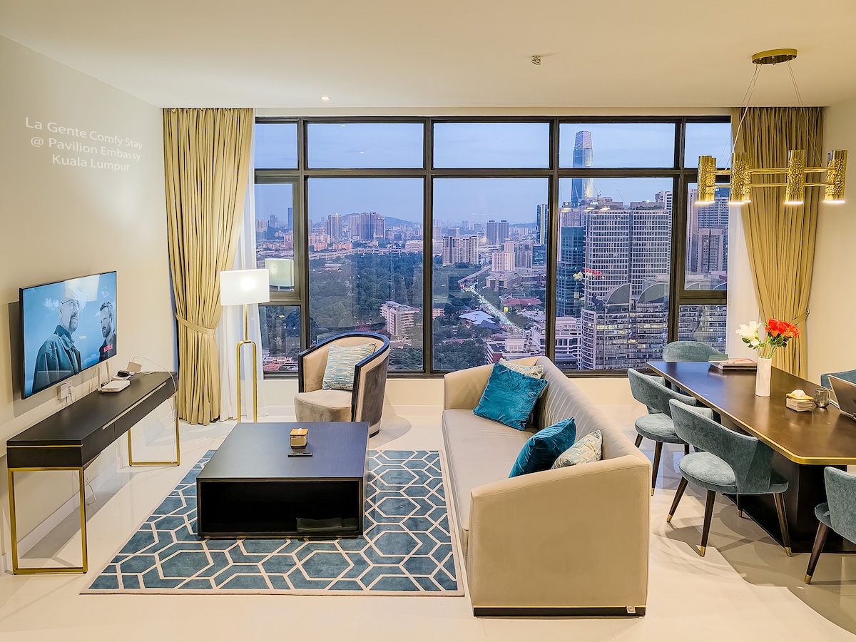 Luxury KLCC 3BR Embassy Area, Infi Pool @ La Gente