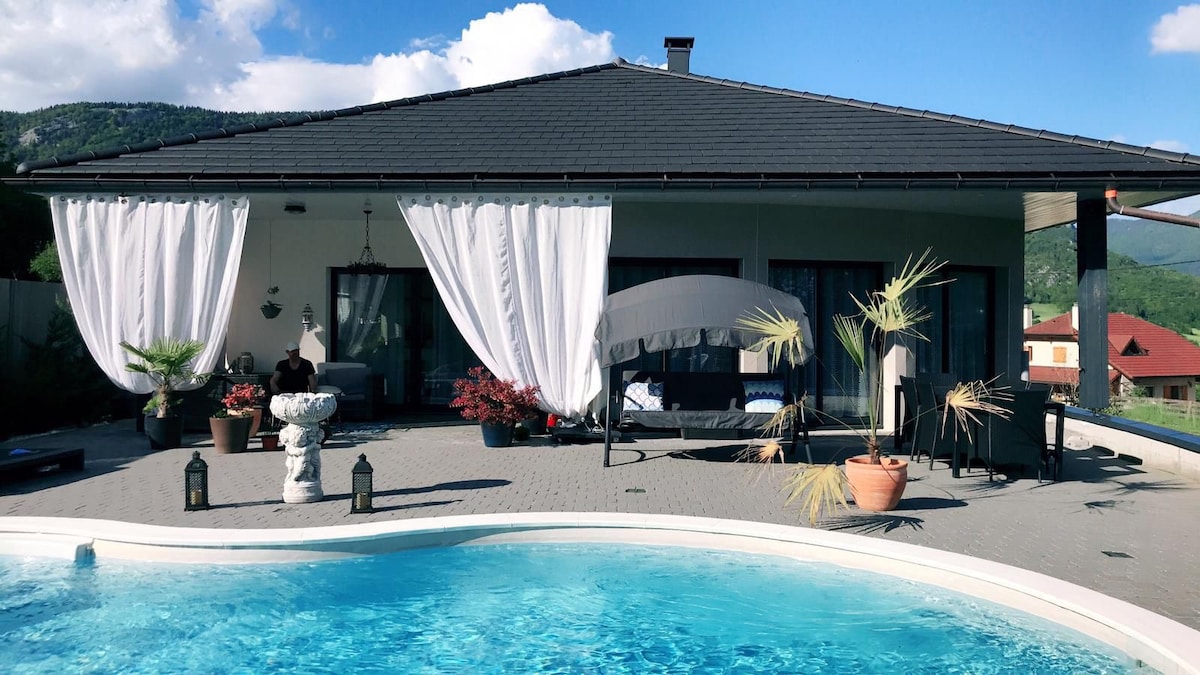 « Villa Tropical » piscine, fitness, jacuzzi int.