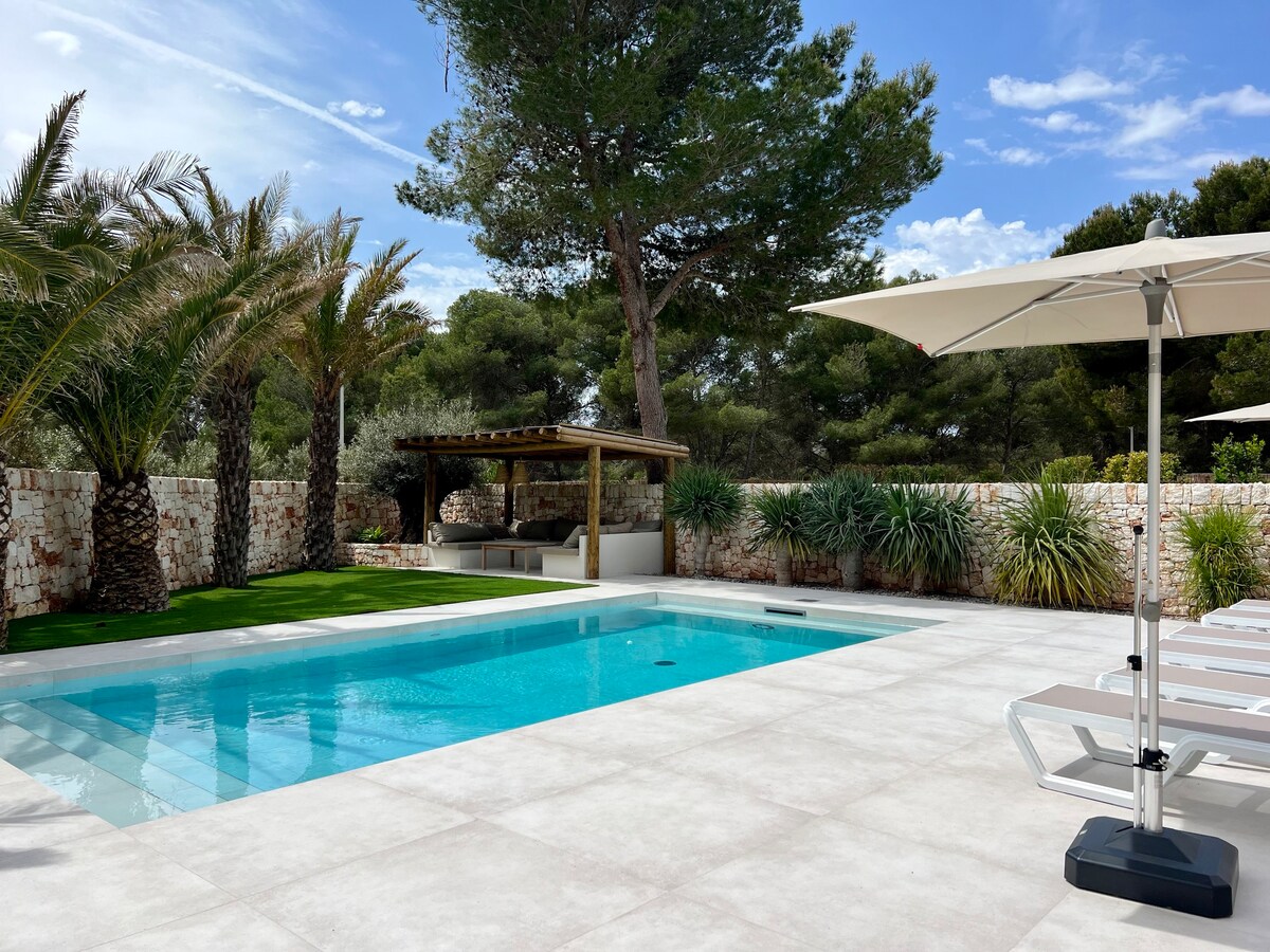 Villa Wallis New House Heated Pool Tropical Garden