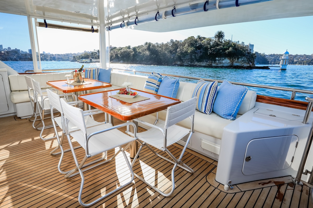 Stay in luxury aboard Galaxy 1 super yacht