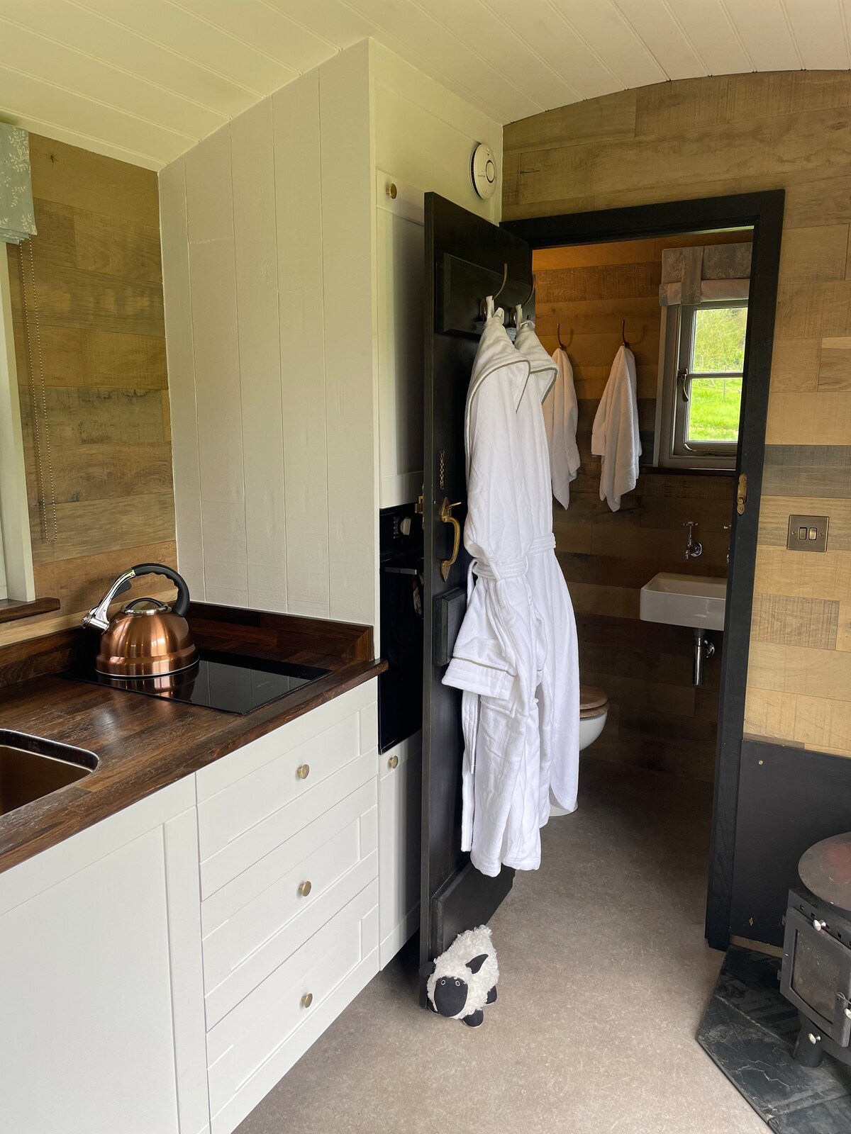 Sweet Shepherds Hut with hot tub