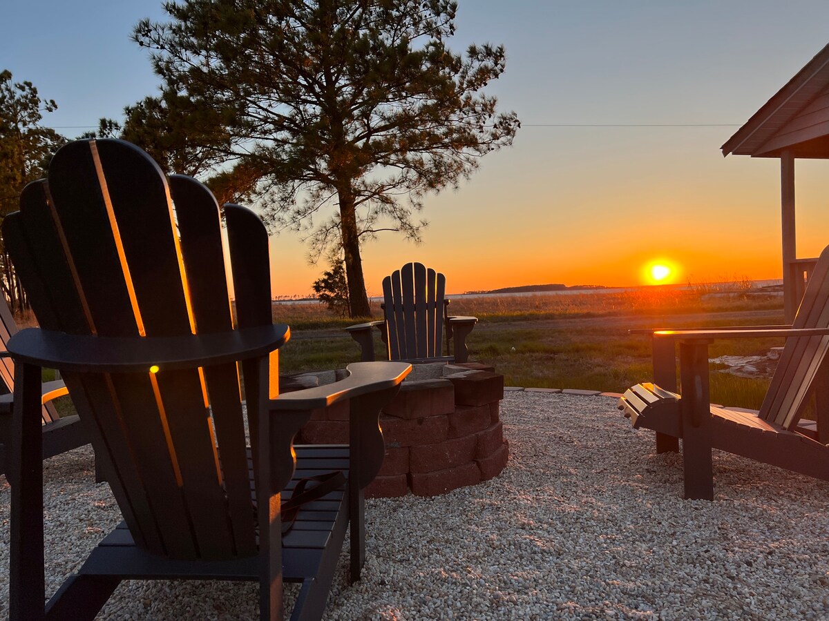 New Island Home on the Chesapeake Bay Sunsets