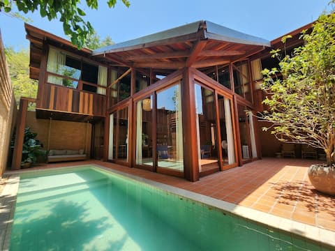 Teak Wood Heritage Pool Villa - The Wood View
