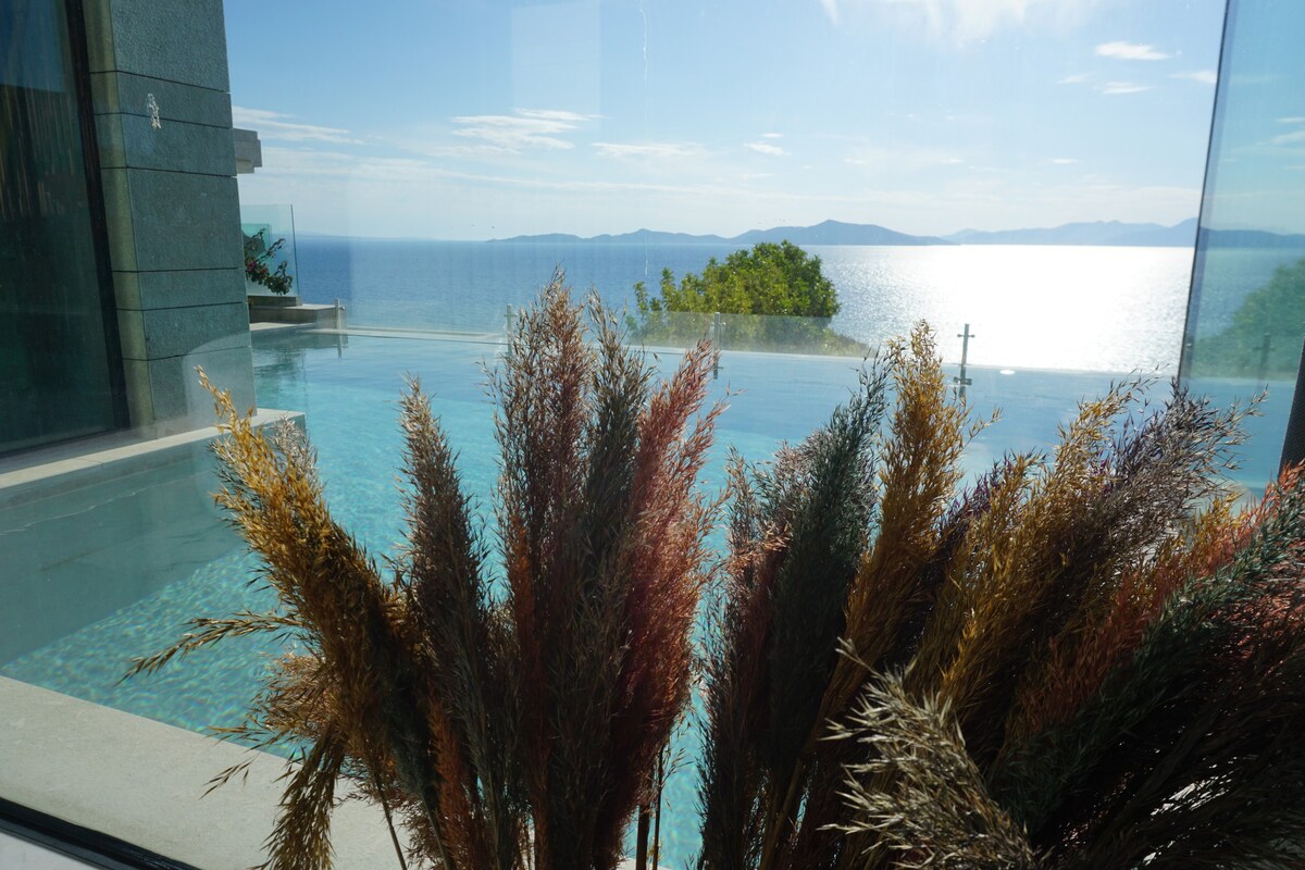 Traumvilla Bodrum Akyalar mit Blick auf Kos