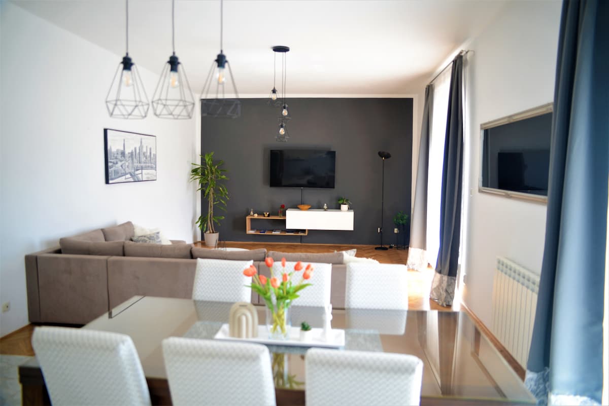 Luxury apartment Kosante 4*, 150 m2 & fitness room