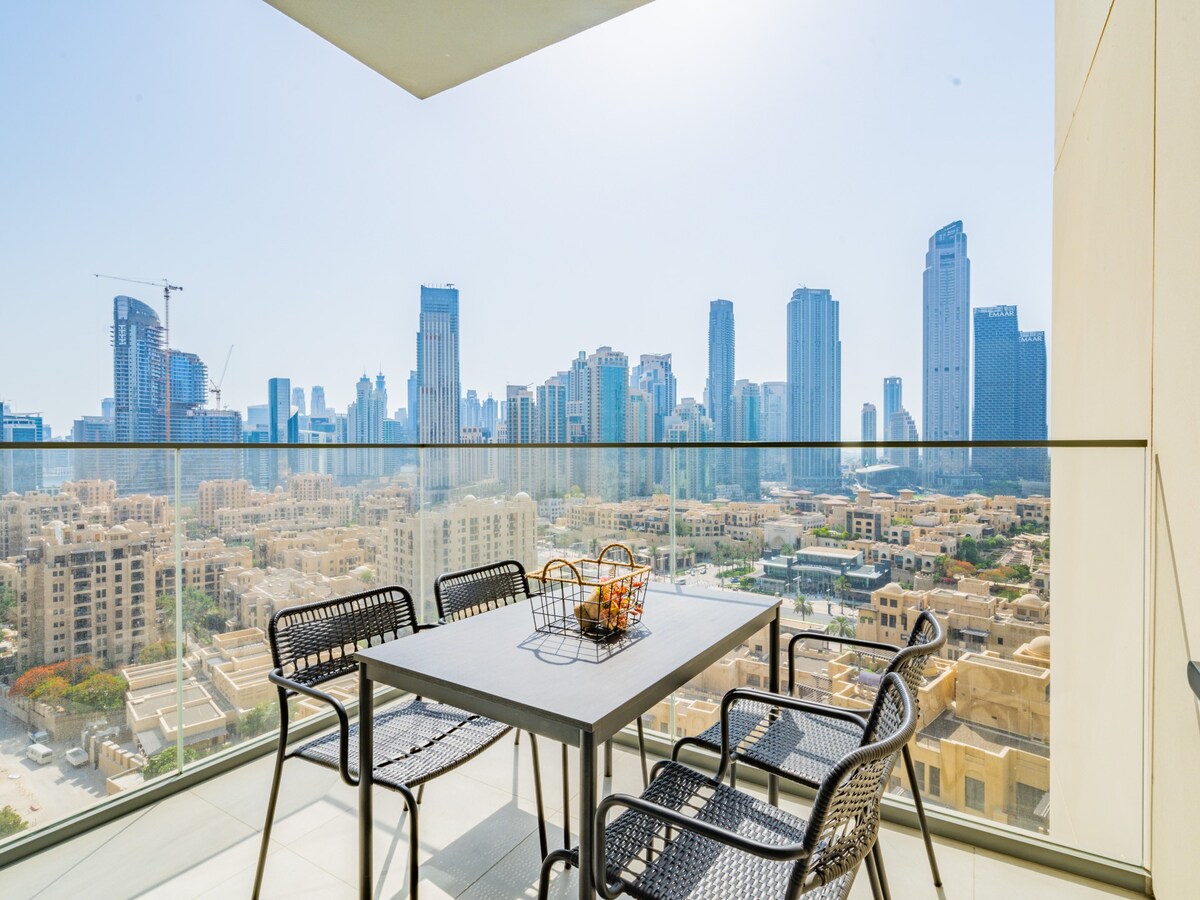 Stunning Burj Khalifa Scenery&Downtown Convenience